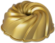 4 Mini-Engelskuchenformen Aus Karbonstahl – Antihaftbeschichtet, Goldfarben, Je 8,9 Cm Durchmesser, Für Chiffon & Pound Cakes