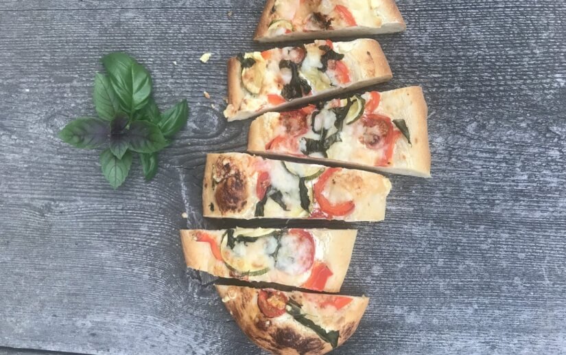Vegetarisches Fladenbrot