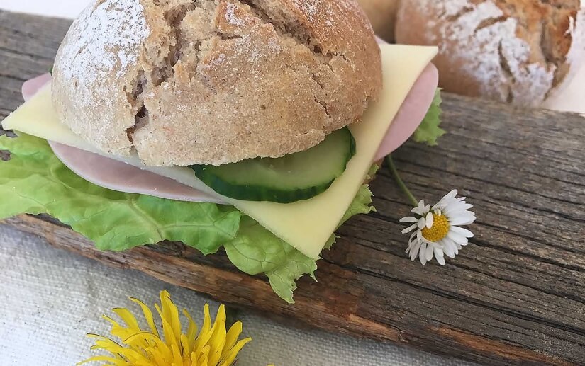 Jausenweckerl &amp;quot;Dinkel-Roggen&amp;quot; - Backen mit Christina