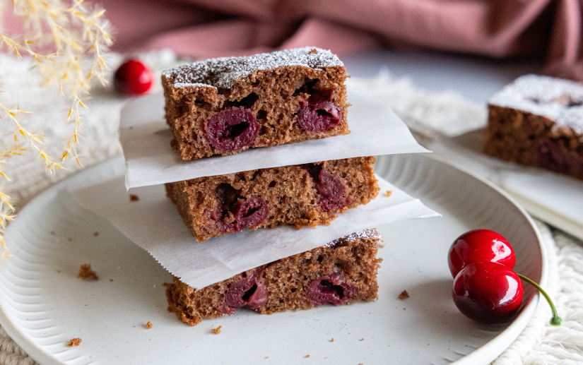 Dunkler Kirschkuchen - Backen mit Christina