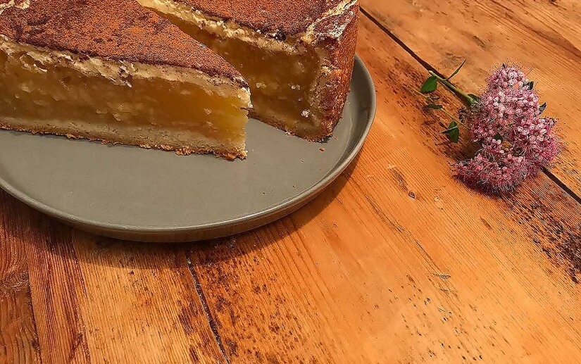 Apfeltorte mit Zimtobers