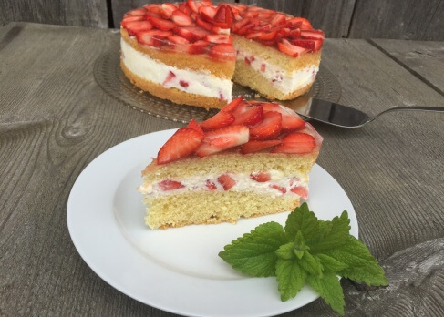 Erdbeertorte