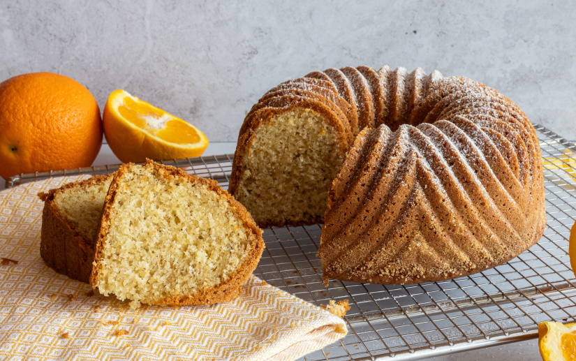 Nussgugelhupf mit Orange