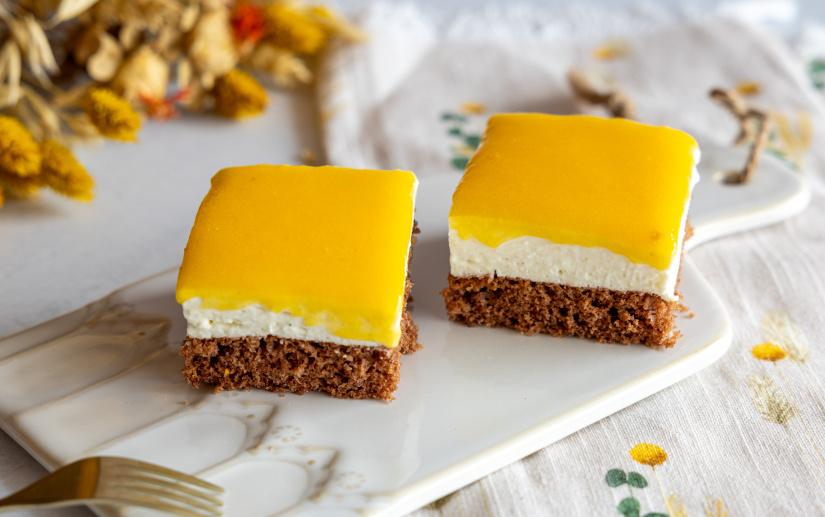 Pfirsichschnitte