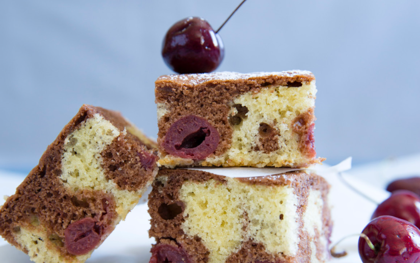 Marmor-Kirsch-Kuchen