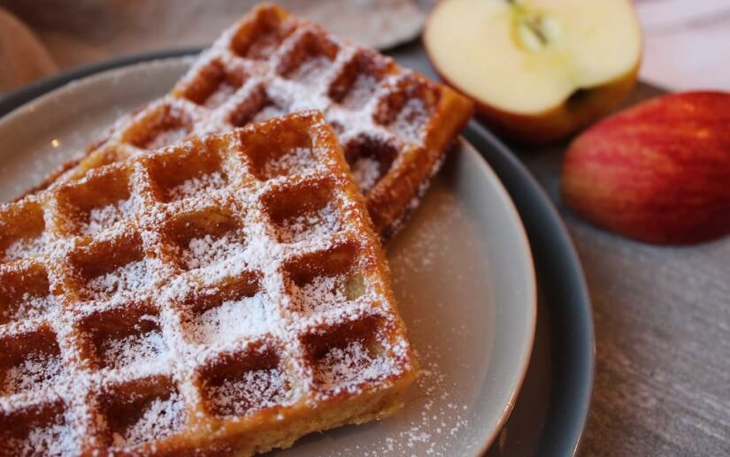 Apfel-Zimt-Waffeln - Backen mit Christina