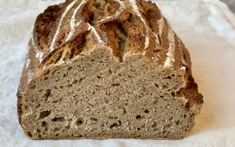 Mischbrot mit Sauerteig - Backen mit Christina