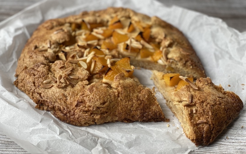 Apfel-Pfirsich-Galette - Backen mit Christina