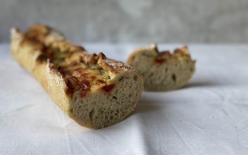 Pizzabaguette - Backen mit Christina