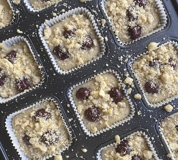 Kirsch-Streusel-Muffins