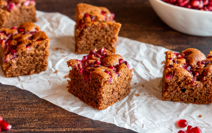 Schoko-Granatapfel-Kuchen