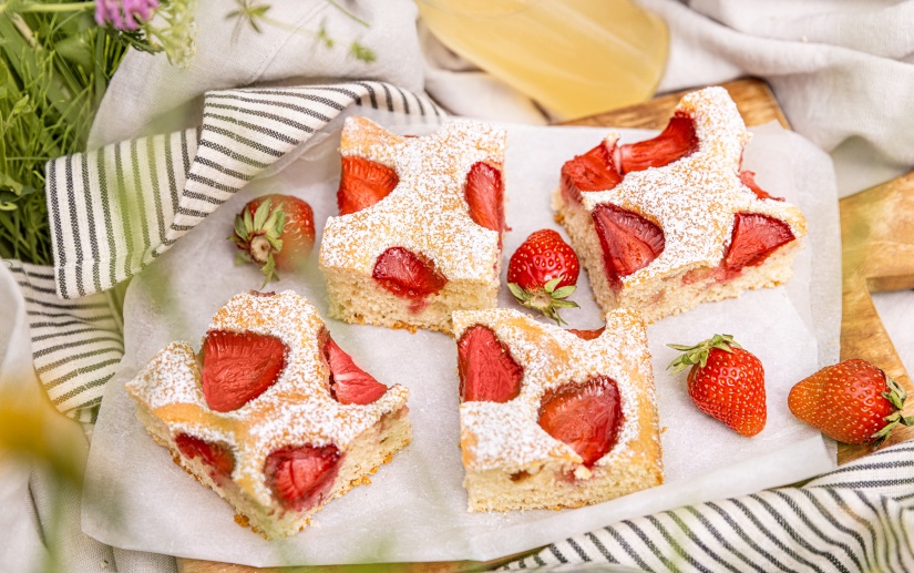 Erdbeerkuchen