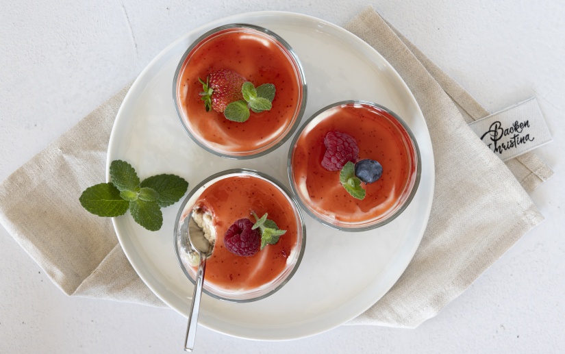 Kuchen im Glas // no-bake
