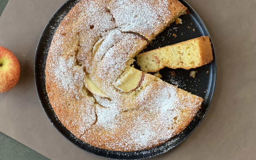 Einfacher Apfelkuchen - Backen mit Christina