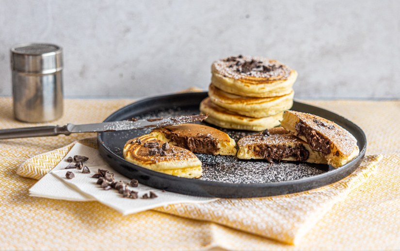 Schoko Pancakes - Backen mit Christina Schoko Pancakes - Backen mit Christina