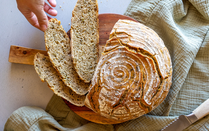 Bärlauch Sauerteigbrot